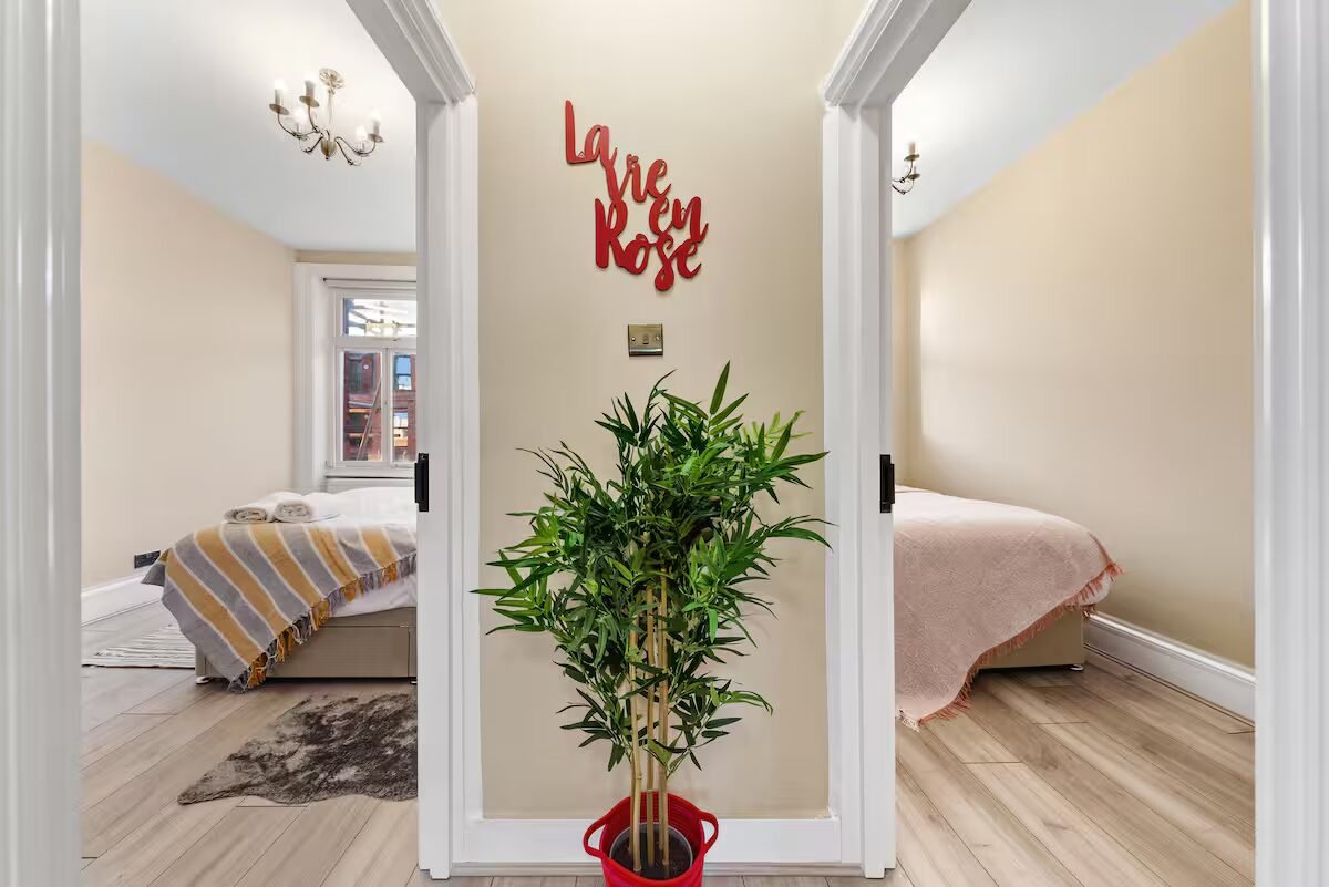 Bedrooms and hallway at The Queen's Club Residence, West Kensington